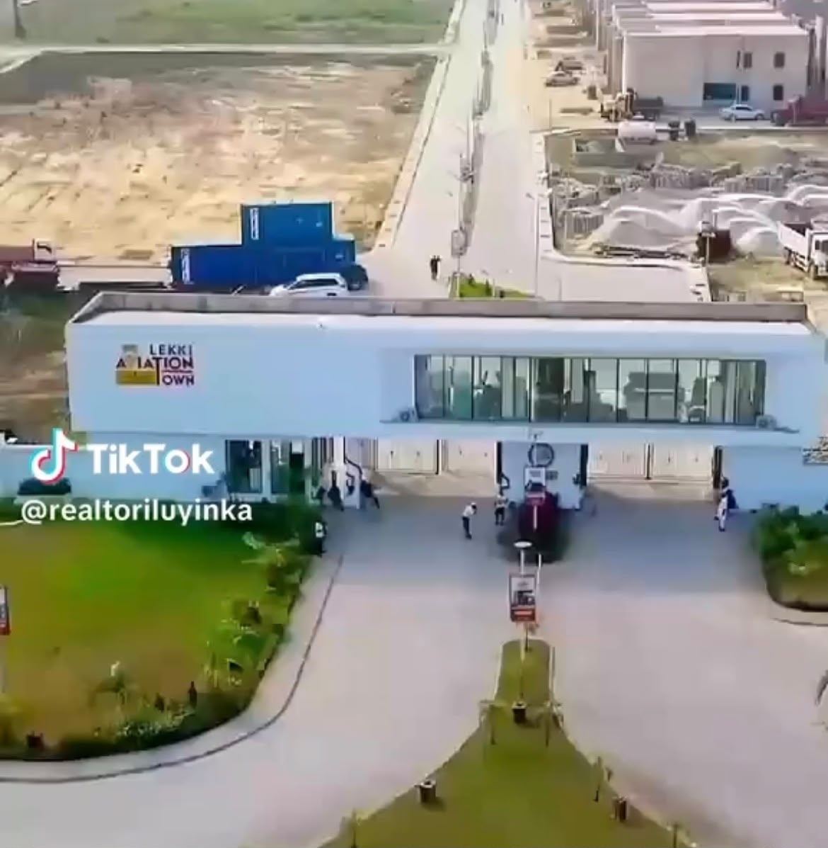 Aerial view of Lekki Aviation Town
