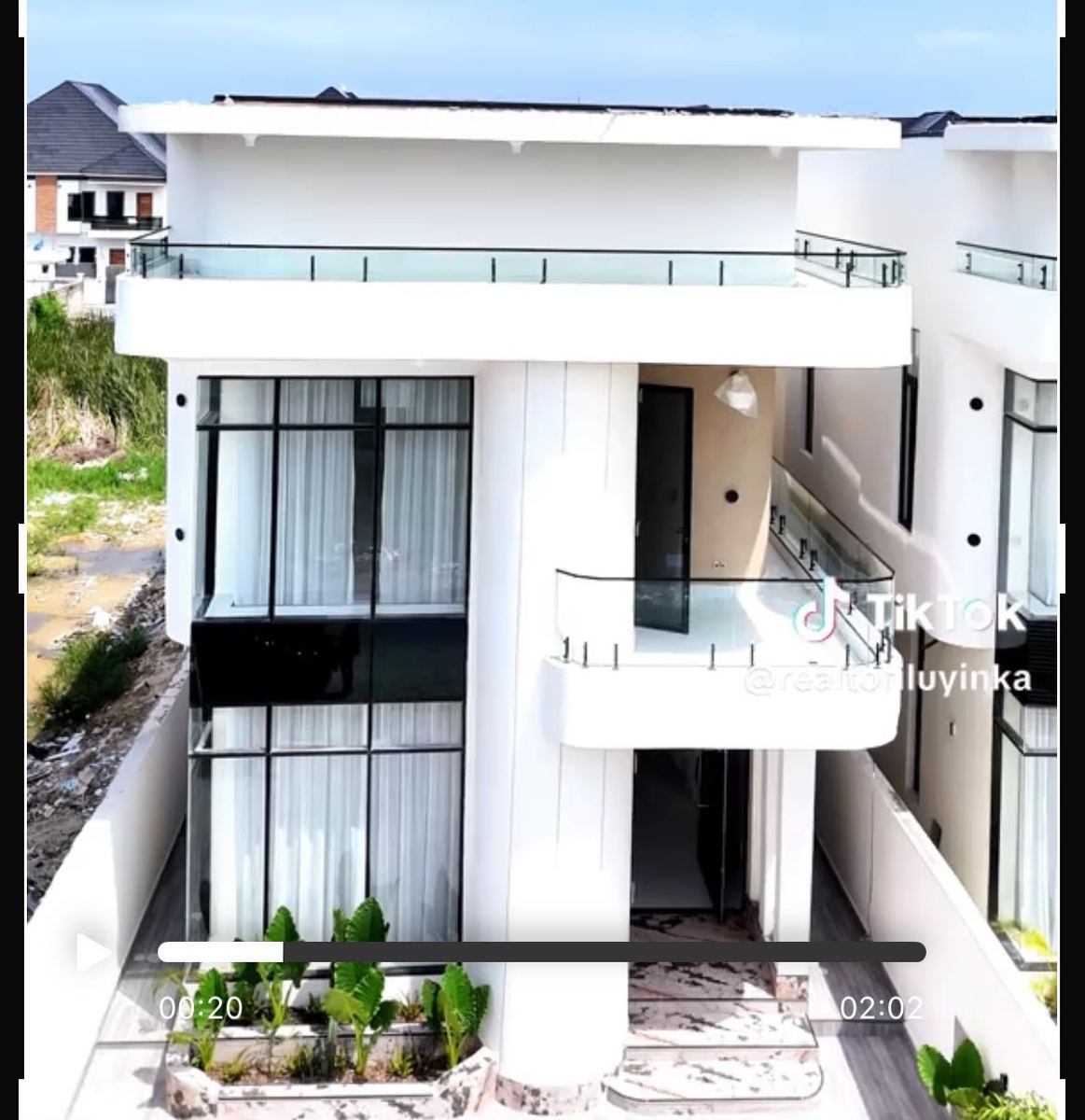 Luxury home exterior, alternate angle
